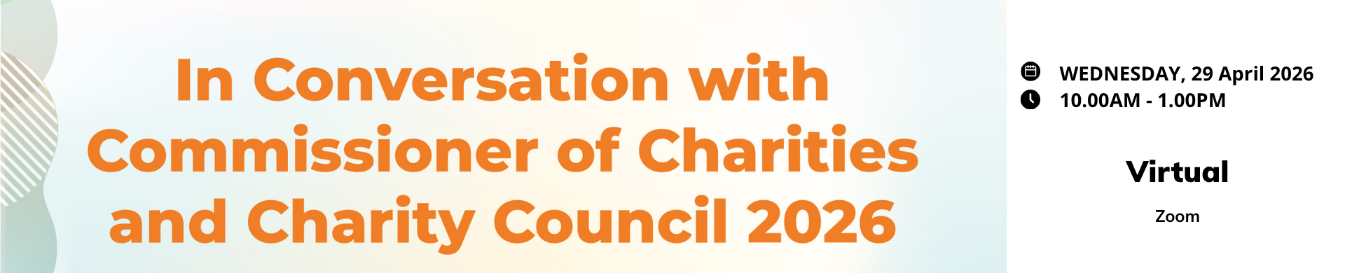 In Conversation with Commissioner of Charities and Charity Council 2026 (Virtual)
